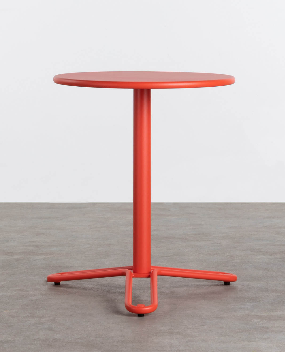 Runder Tisch für den Außenbereich aus Stahl (Ø60 cm) Lips, Galeriebild 1