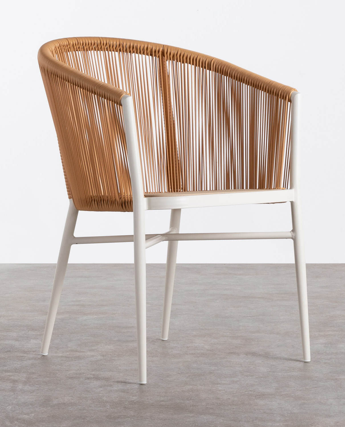 Outdoor Stuhl aus Textilene und Aluminium Tico, Galeriebild 1