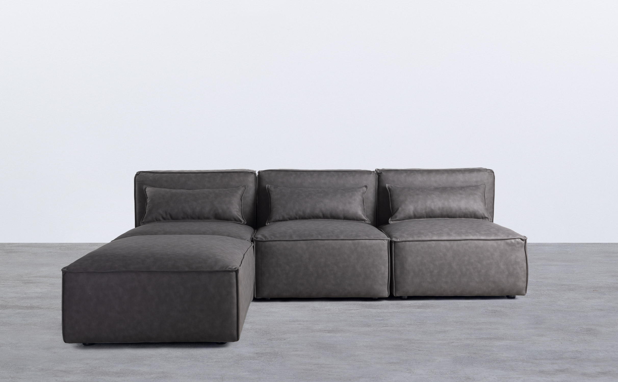 Modulares Sofa 3-Teilig und Pouf Kilhe, Galeriebild 1