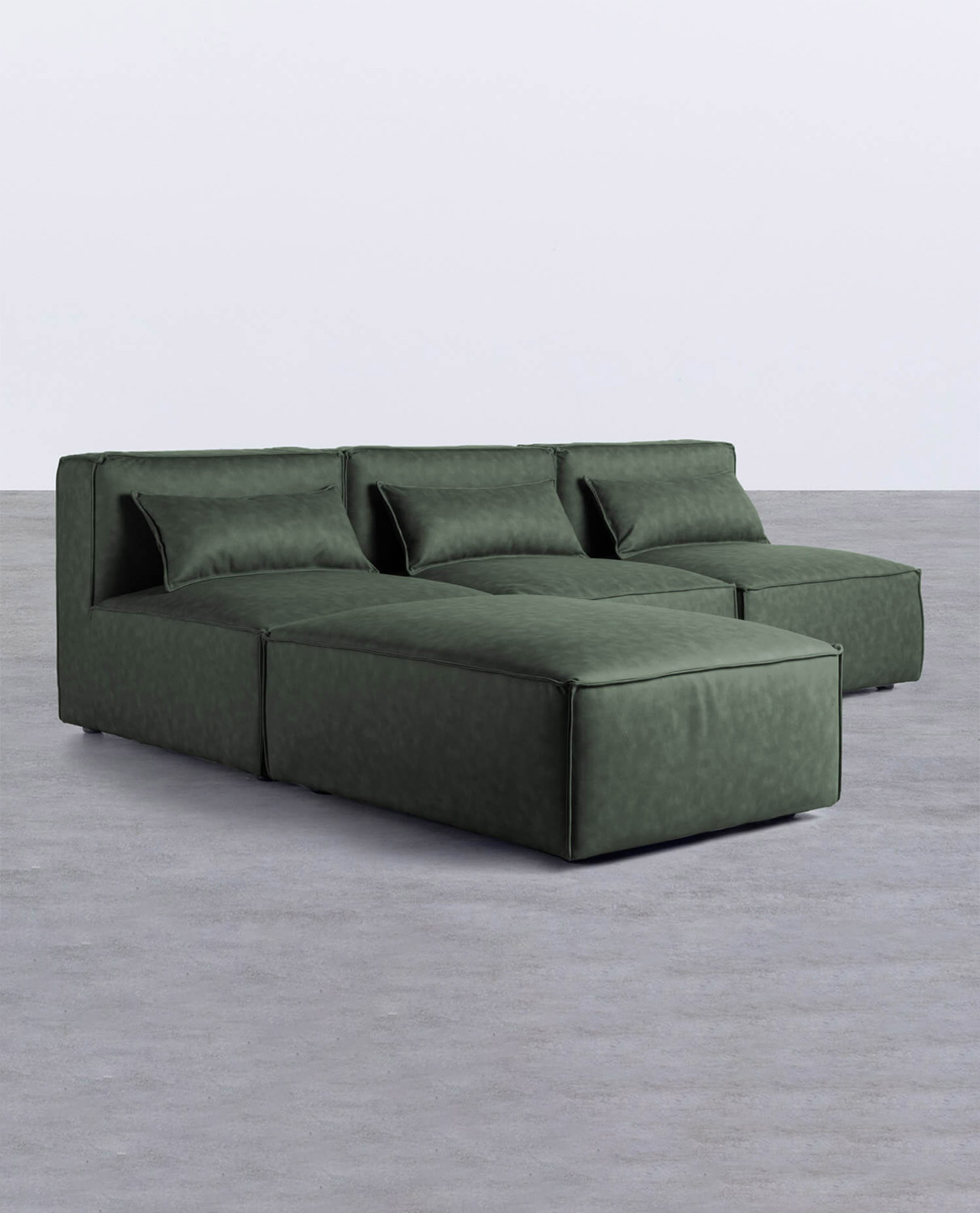 Modulares Sofa 3-Teilig und Pouf Kilhe, Galeriebild 2