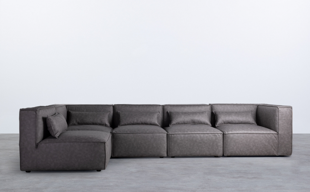 Modulares Sofa 5-Teilig mit 2 Ecksesseln Kilhe