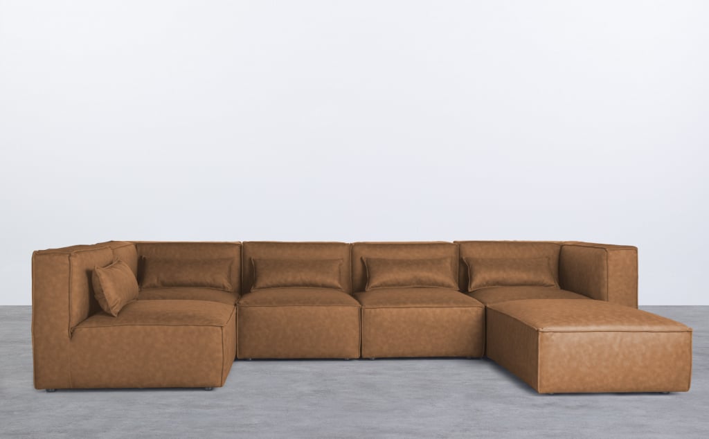 Modulares Sofa 5-Teilig mit Pouf Kilhe