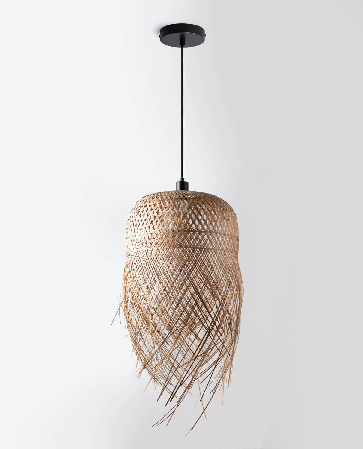 Deckenlampe aus Bambus Ø39 Tadd, Galeriebild 1