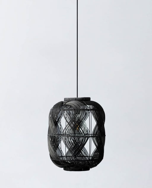 Deckenleuchte aus Rattan(Ø35 cm) Hopp