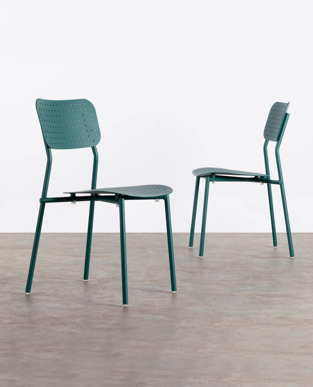 2er-Pack Stühle aus Aluminium Keri, Galeriebild 1