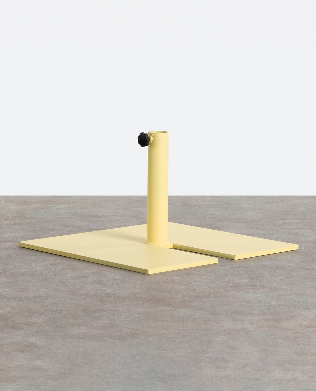 Sonnenschirmständer Stapelbar Quadratisch aus Eisen 53 cm Masie, Galeriebild 2