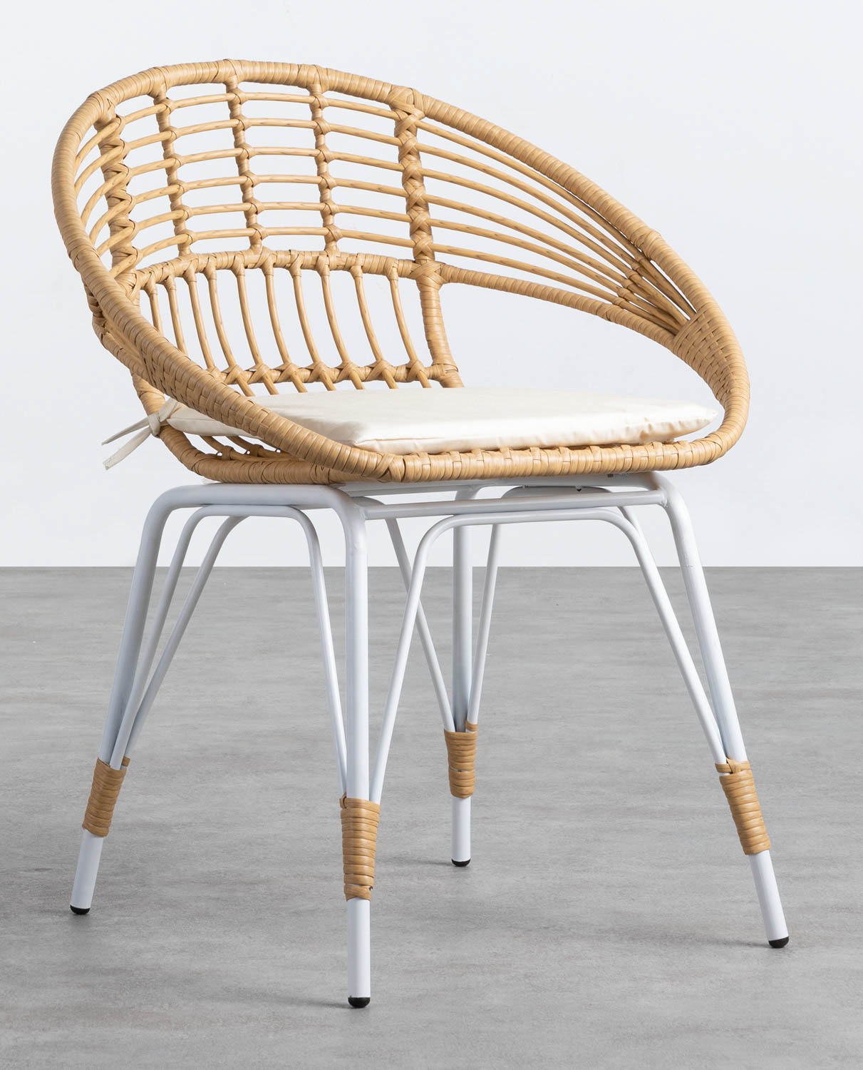2er-Pack Stühle aus synthetischem Rattan Drie, Galeriebild 1