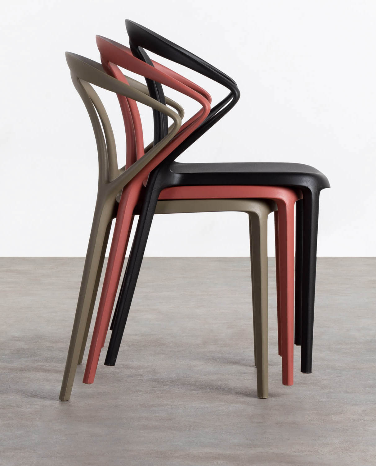 4er-Pack Stühle aus Polypropylen Erdy, Galeriebild 2
