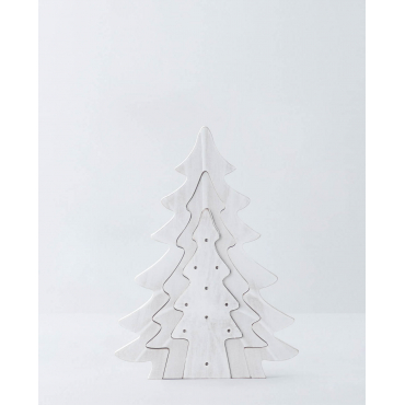 Weihnachtsbaum mit LED-Lichtern aus Metall Neem 