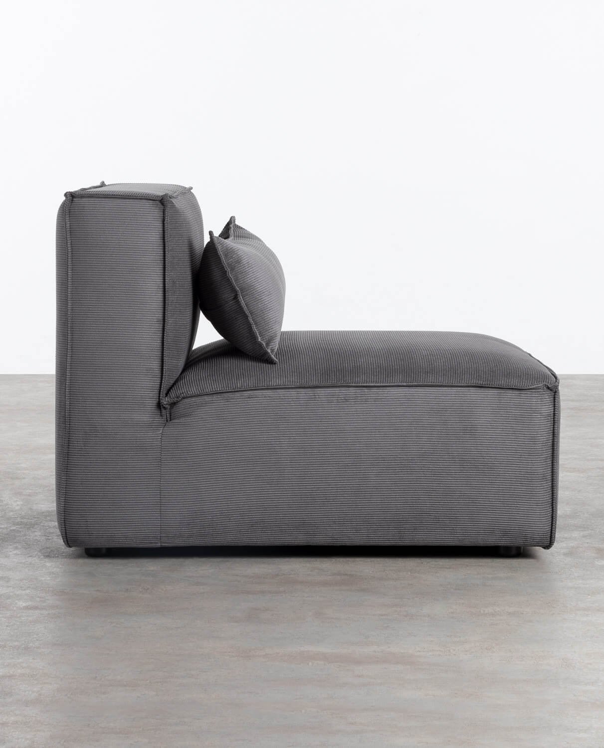 Modulares Sofa 2-Teilig und Pouf aus Kord Kilhe, Galeriebild 2