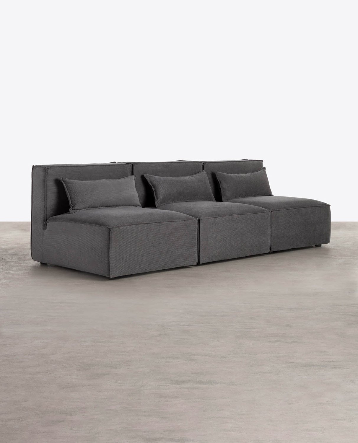 Modulares Sofa 3-Teilig aus Kord Kilhe, Galeriebild 2