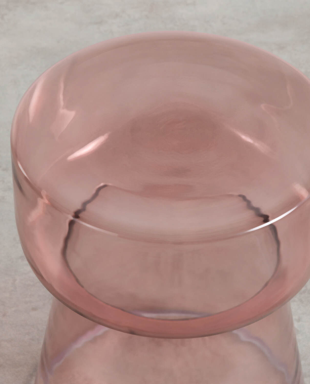 Runder Couchtisch aus Glas (Ø30x40 cm) Polys, Galeriebild 2