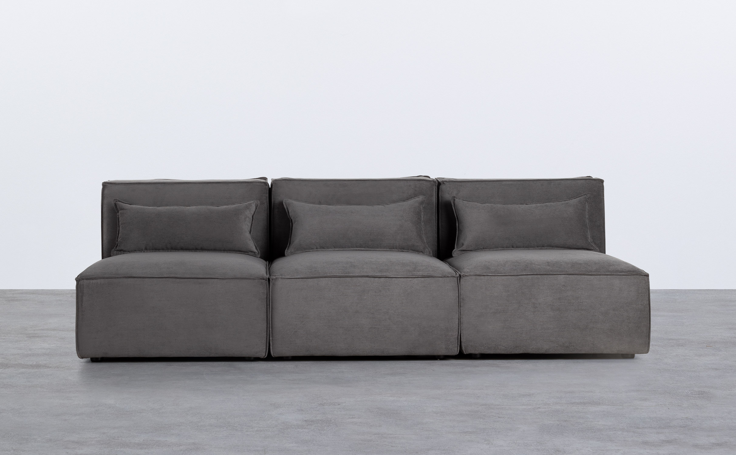 Modulares Sofa 3-Teilig aus Kord Kilhe, Galeriebild 1