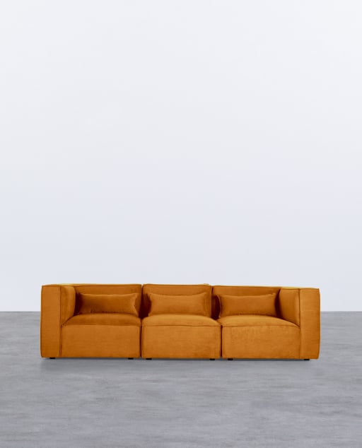 Modulares Sofa 3-Teilig mit 2 Ecksofas aus Kord Kilhe