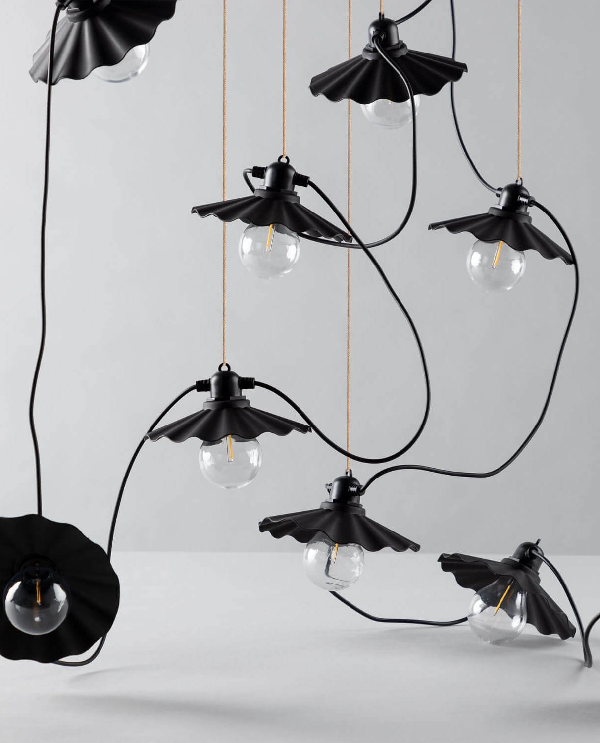 Dekorative LED-Girlande aus Kunststoff Rolfe, Galeriebild 1