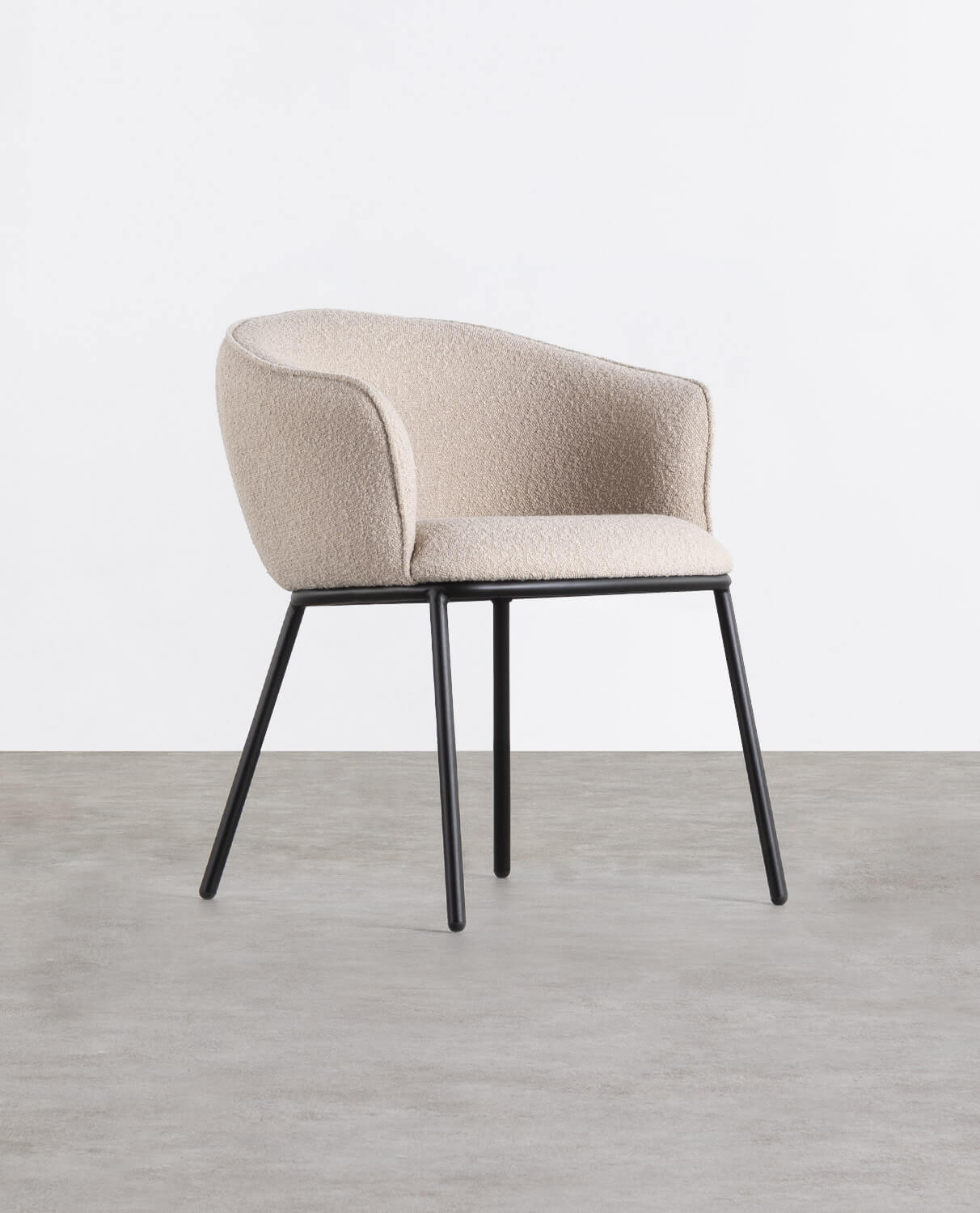 Stuhl aus Stoff und Metall Ibon, Galeriebild 1