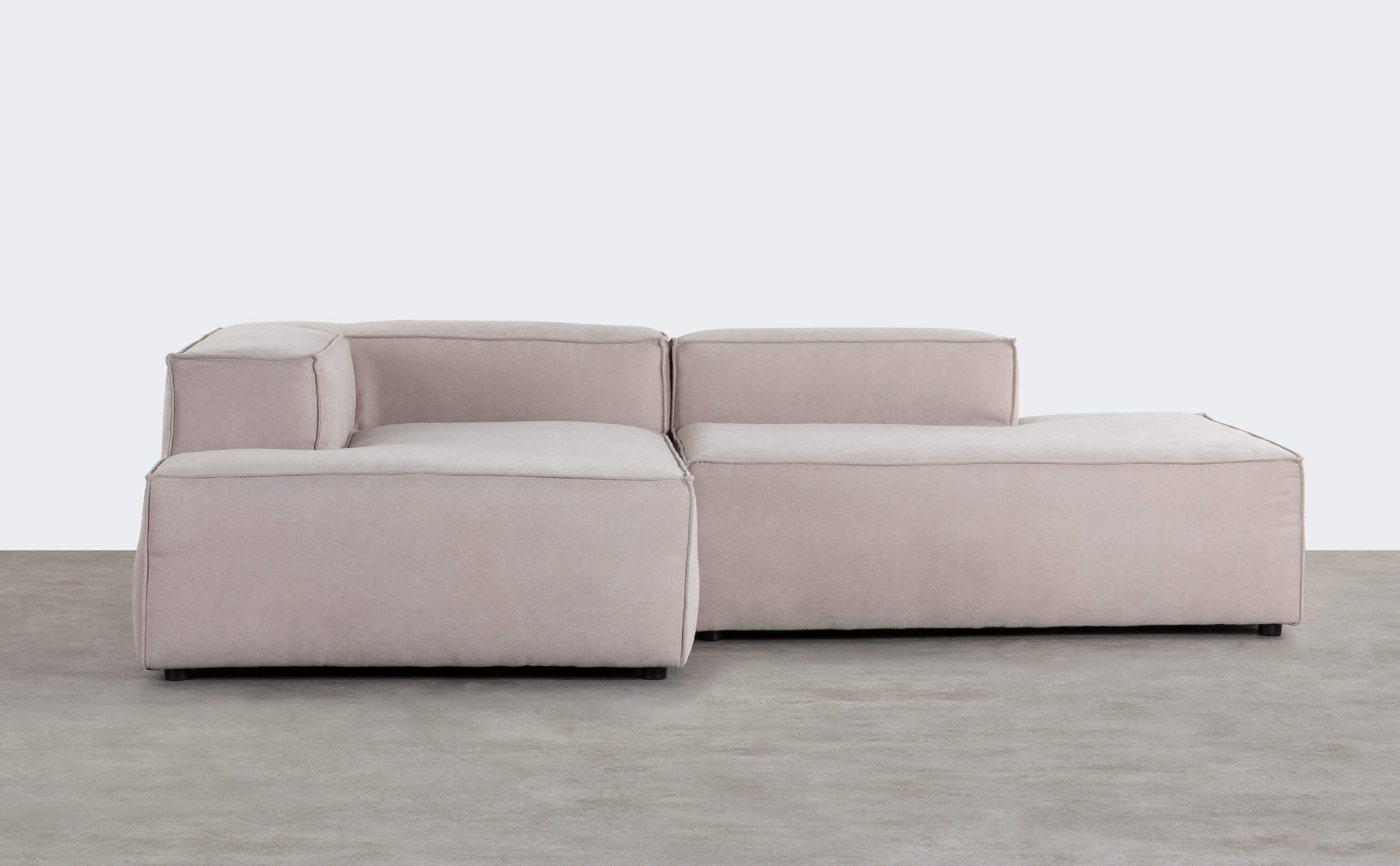 Jordan XL Modular Chaise Longue Sofa mit Stoff Divan , Galeriebild 1