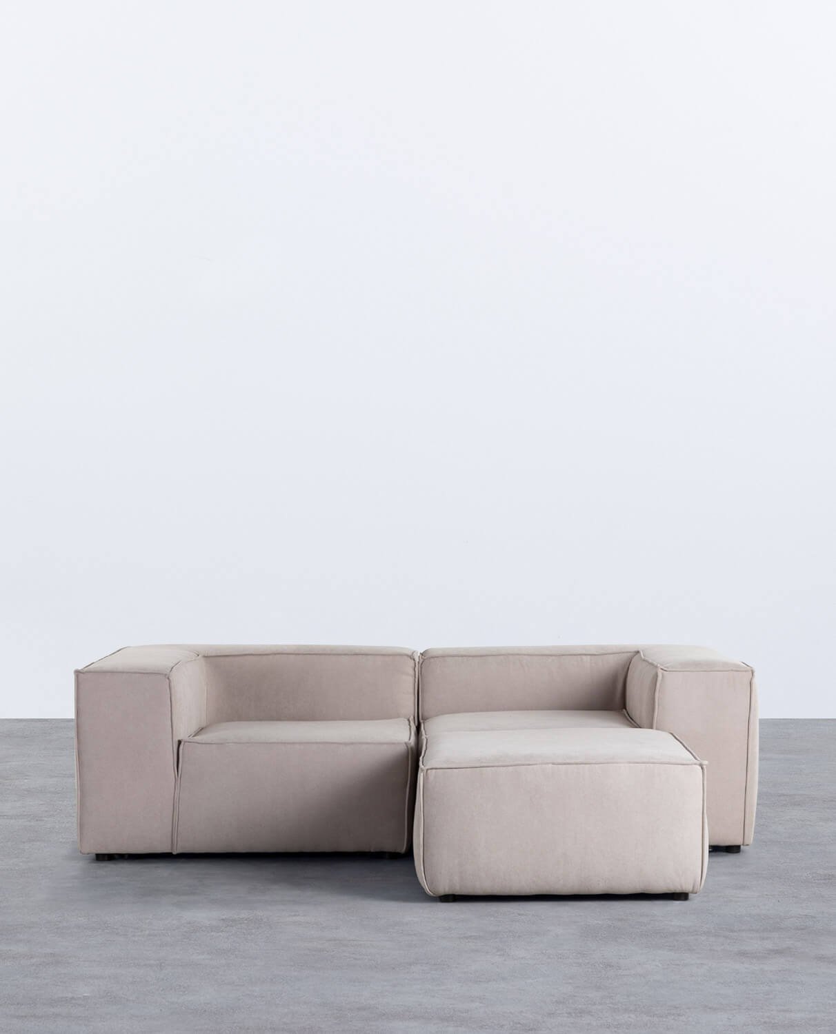 Jordan XL Modular 2tlg. Sofa Ecksessel und Diwan aus Stoff
