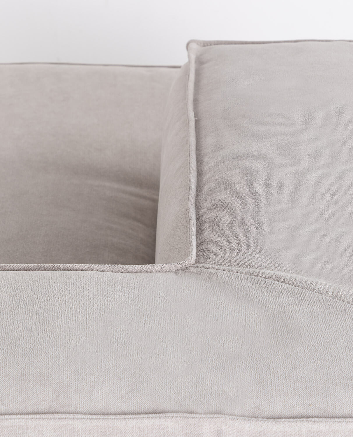 Jordan XL Modular Chaise Longue Sofa mit Stoffsessel