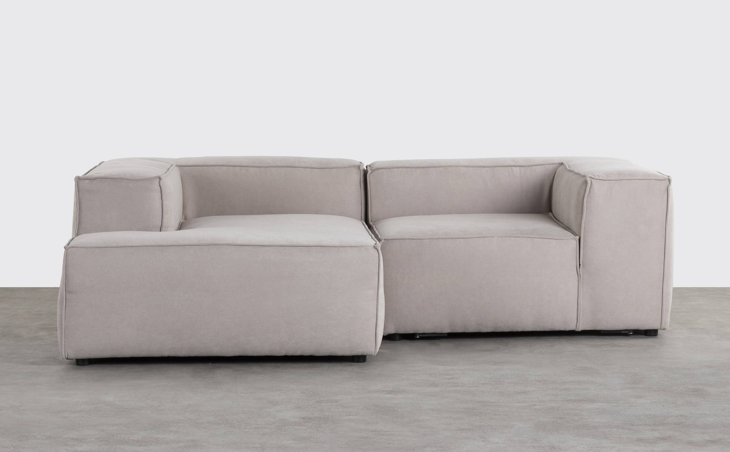 Jordan XL Modulares Chaise Longue Sofa mit Ecksessel aus Stoff, Galeriebild 1