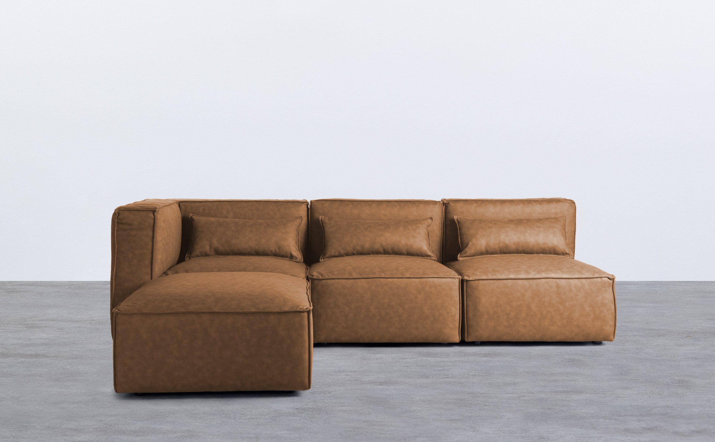 Modulares Sofa 3-Teilig mit 2 Sesseln und Pouf Kilhe, Galeriebild 1