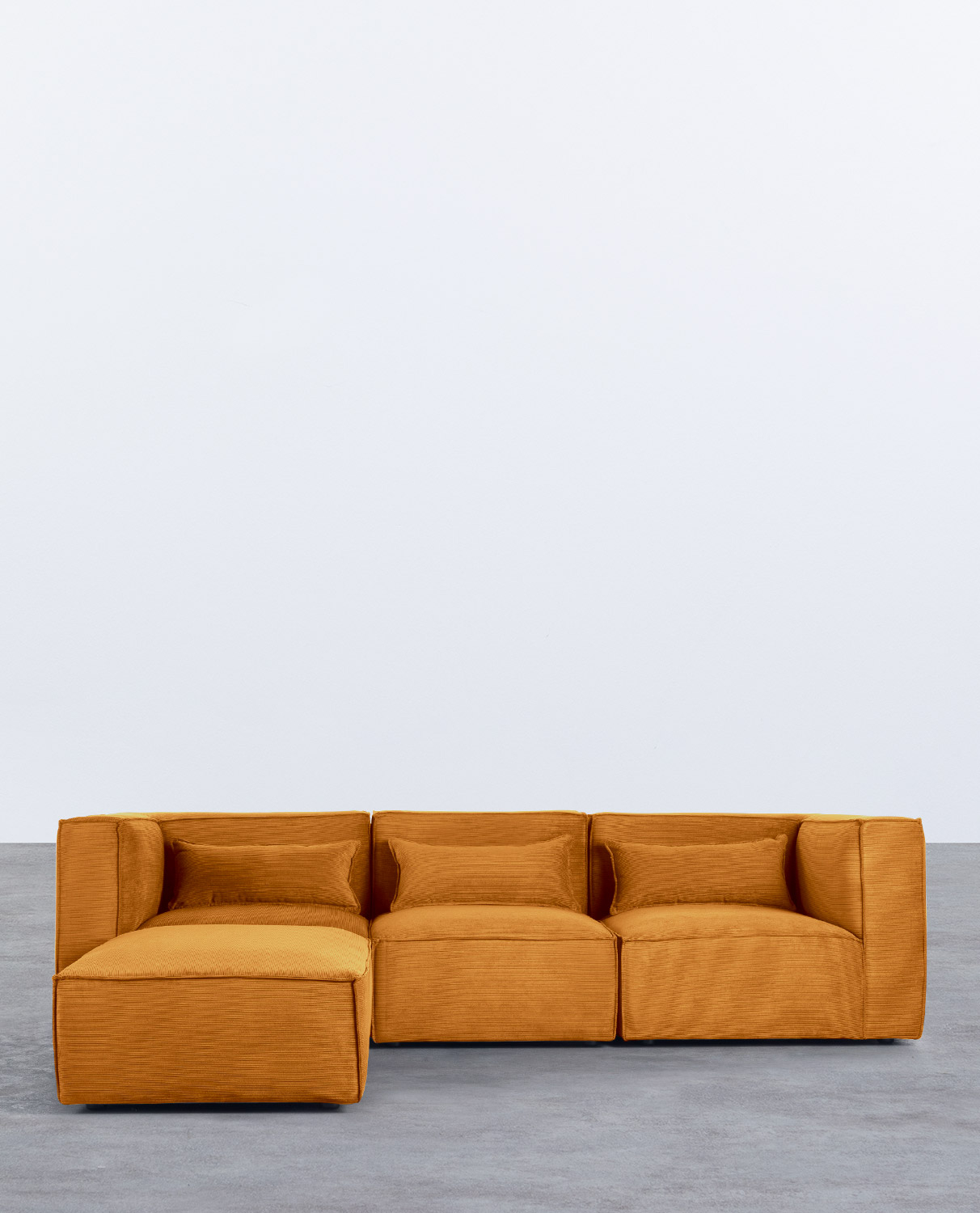 Modulares Sofa 5 Teilig mit 2 Ecksesseln aus Kord Kilhe themasie