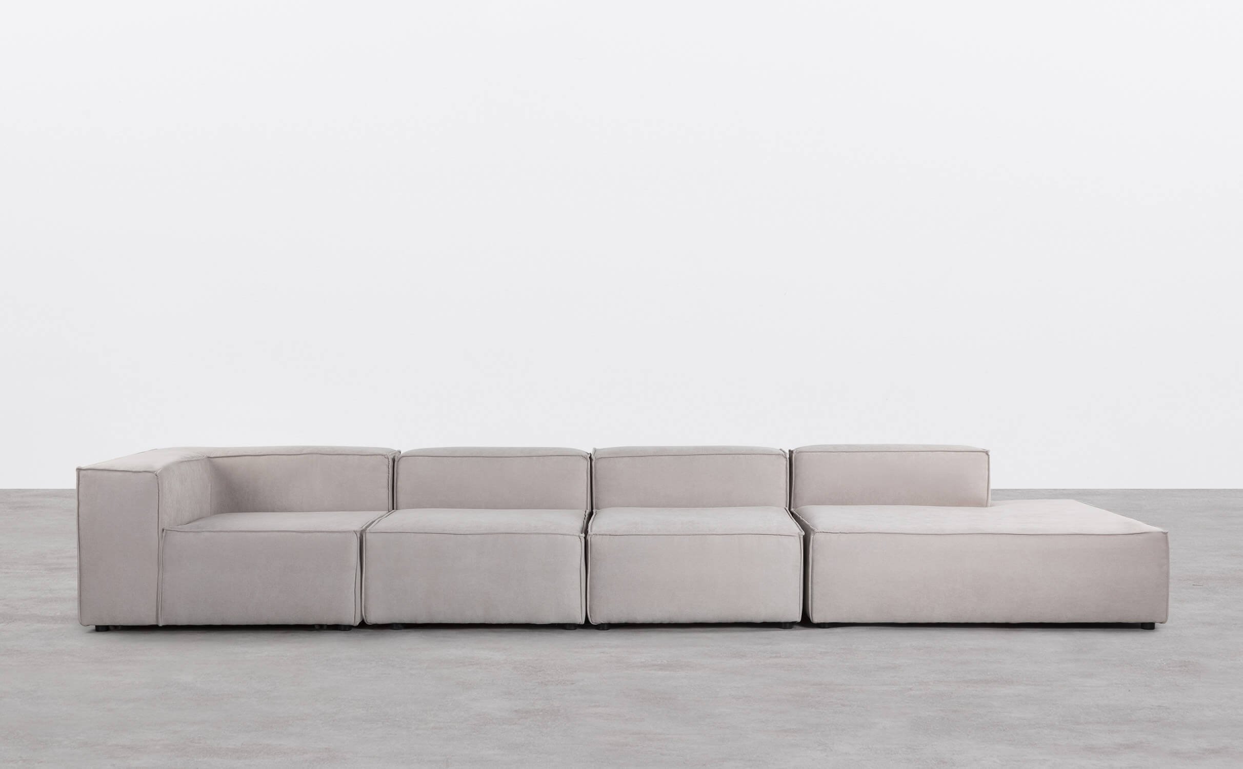 4-teiliges modulares Sofa mit Stoffsofa Divan Jordan Xl, Galeriebild 1