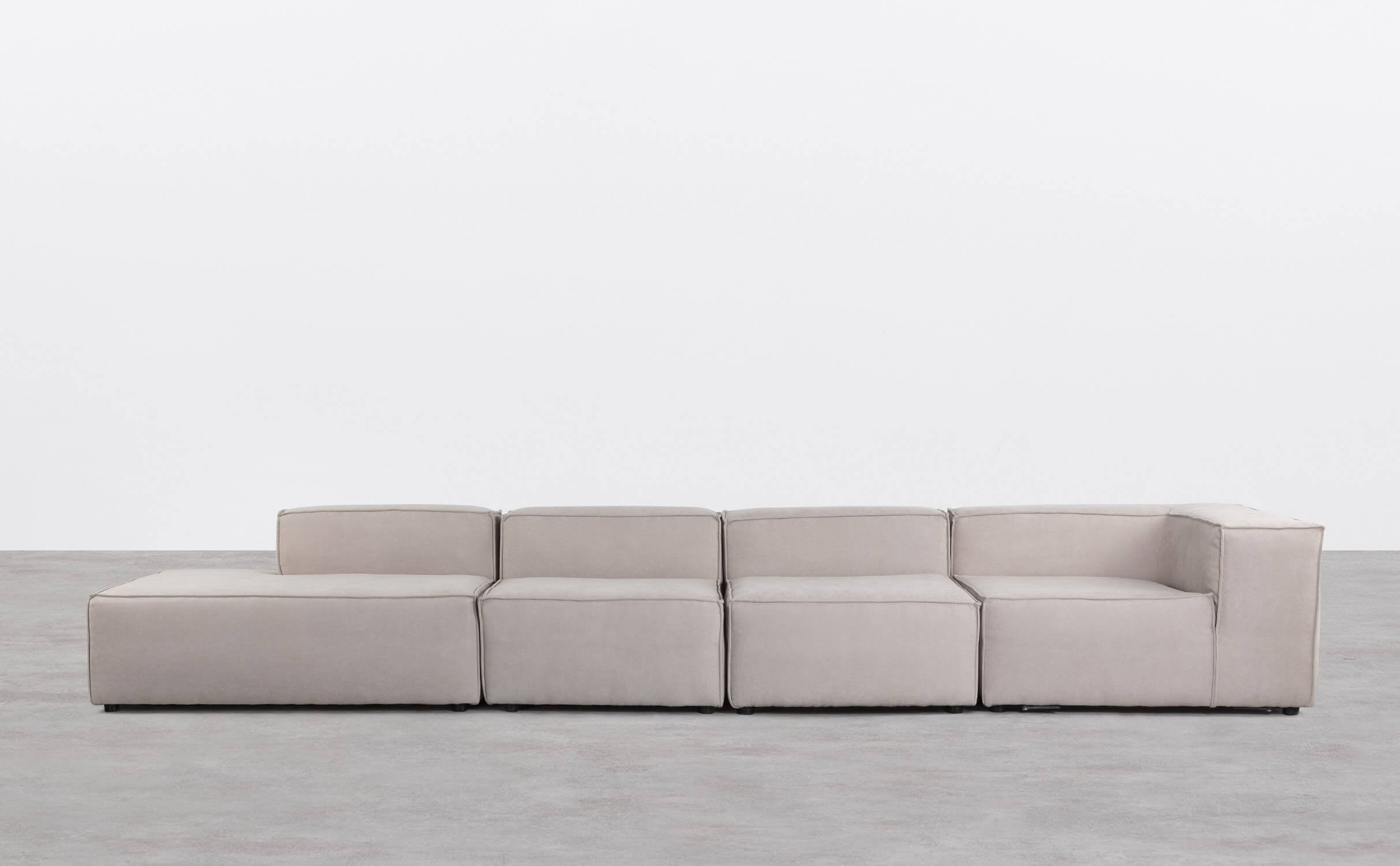 4-teiliges modulares Sofa mit Stoffsofa Divan Jordan Xl, Galeriebild 1