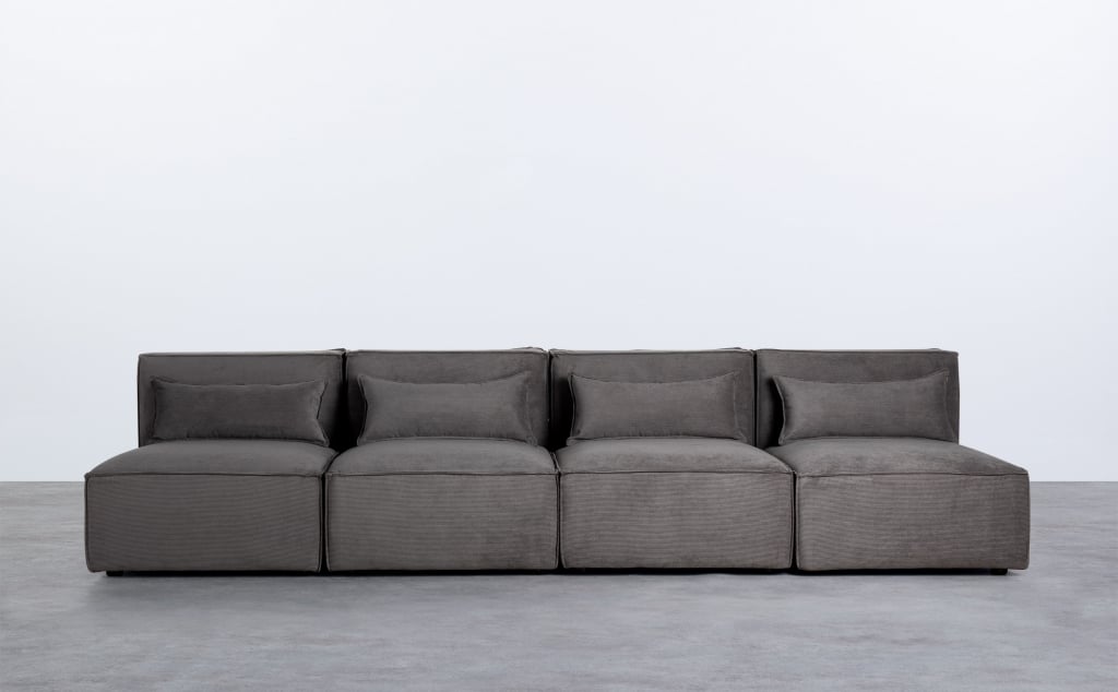Modulares Sofa 4-Teilig aus Kord Kilhe 