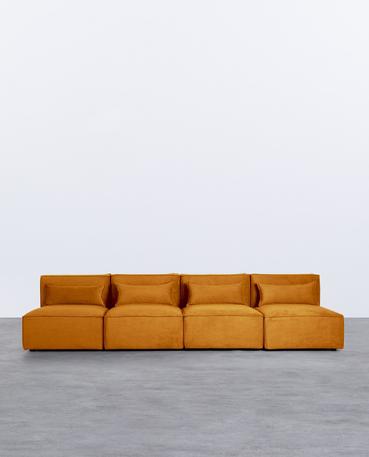 modulares Sofa aus Samt