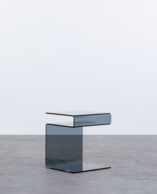 Beistelltisch Quadratisch aus Glas (42x38 cm) Erox