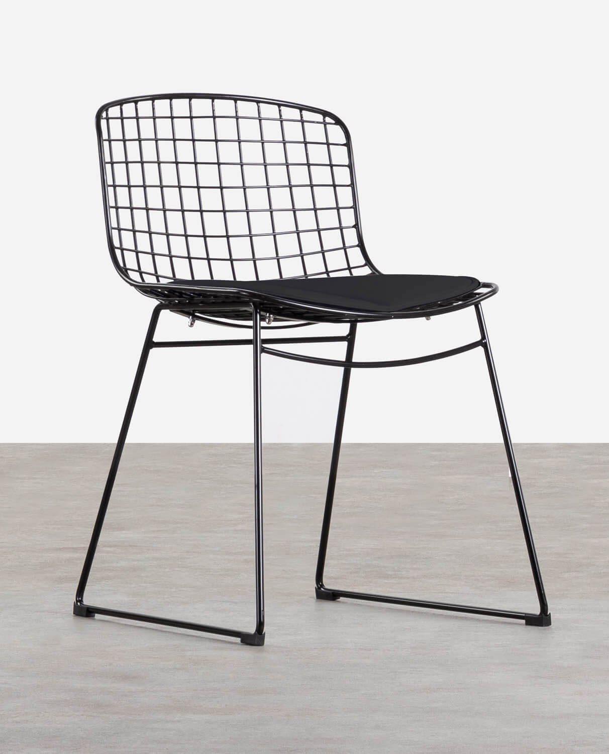 Pack Sie 4 Metall-Esszimmerstühle mit niedriger Rückenlehne Aras , Galeriebild 1
