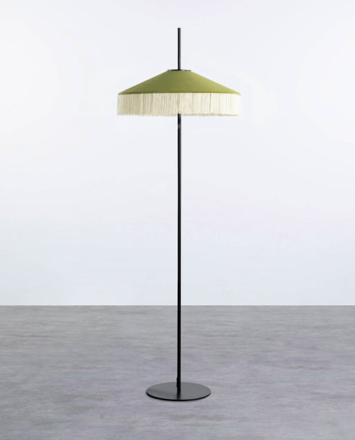 Stehlampe aus Samt Pendala