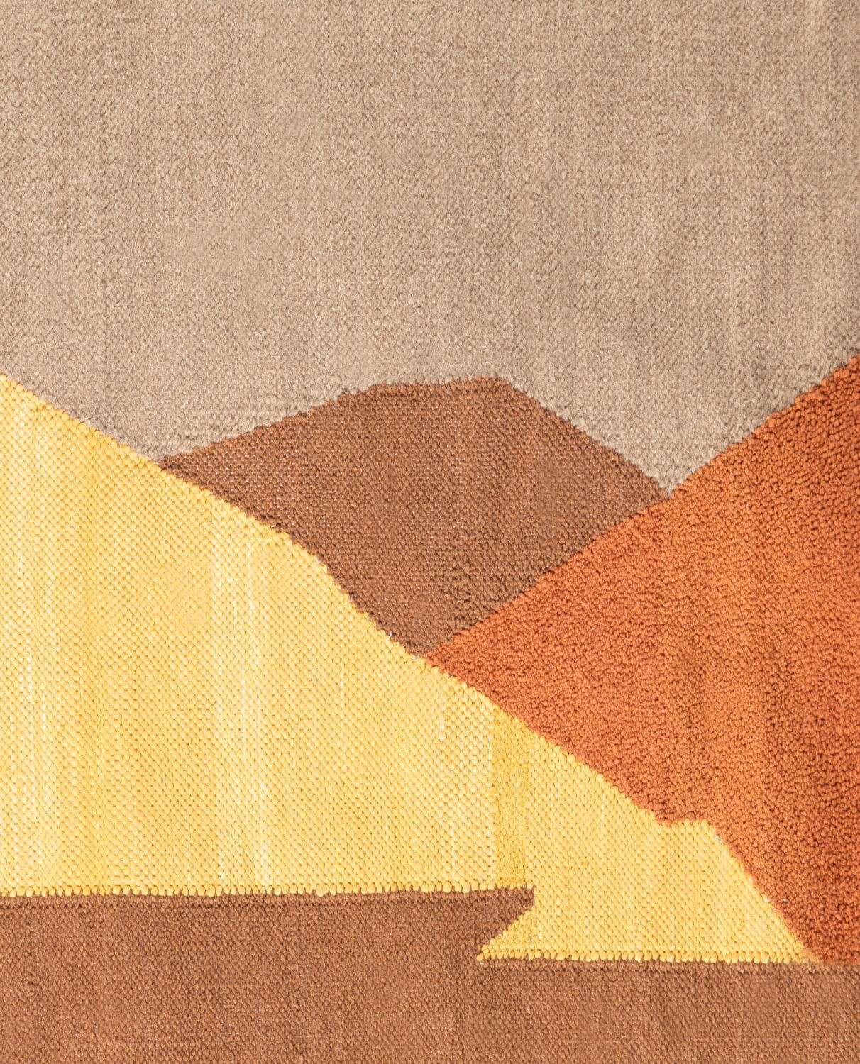 Handgefertigter Teppich aus Wolle und Baumwolle (262X162 cm) Tanya, Galeriebild 2