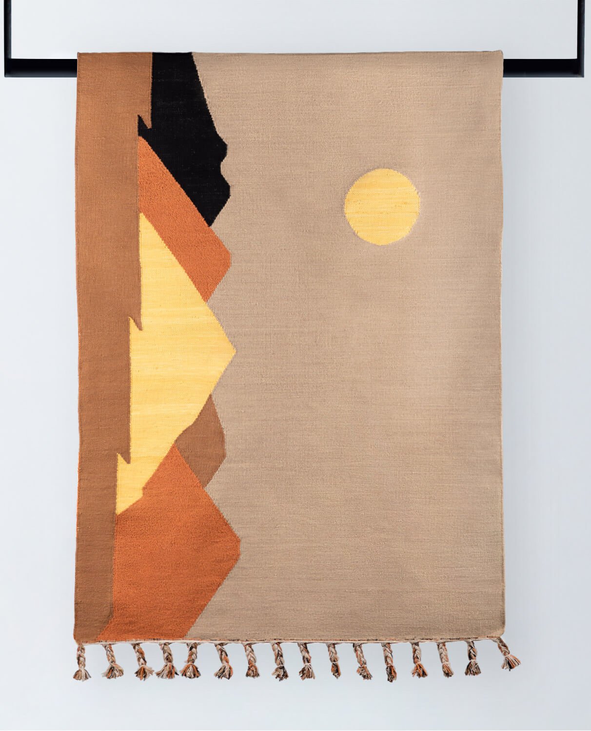 Handgefertigter Teppich aus Wolle und Baumwolle (262X162 cm) Tanya, Galeriebild 1