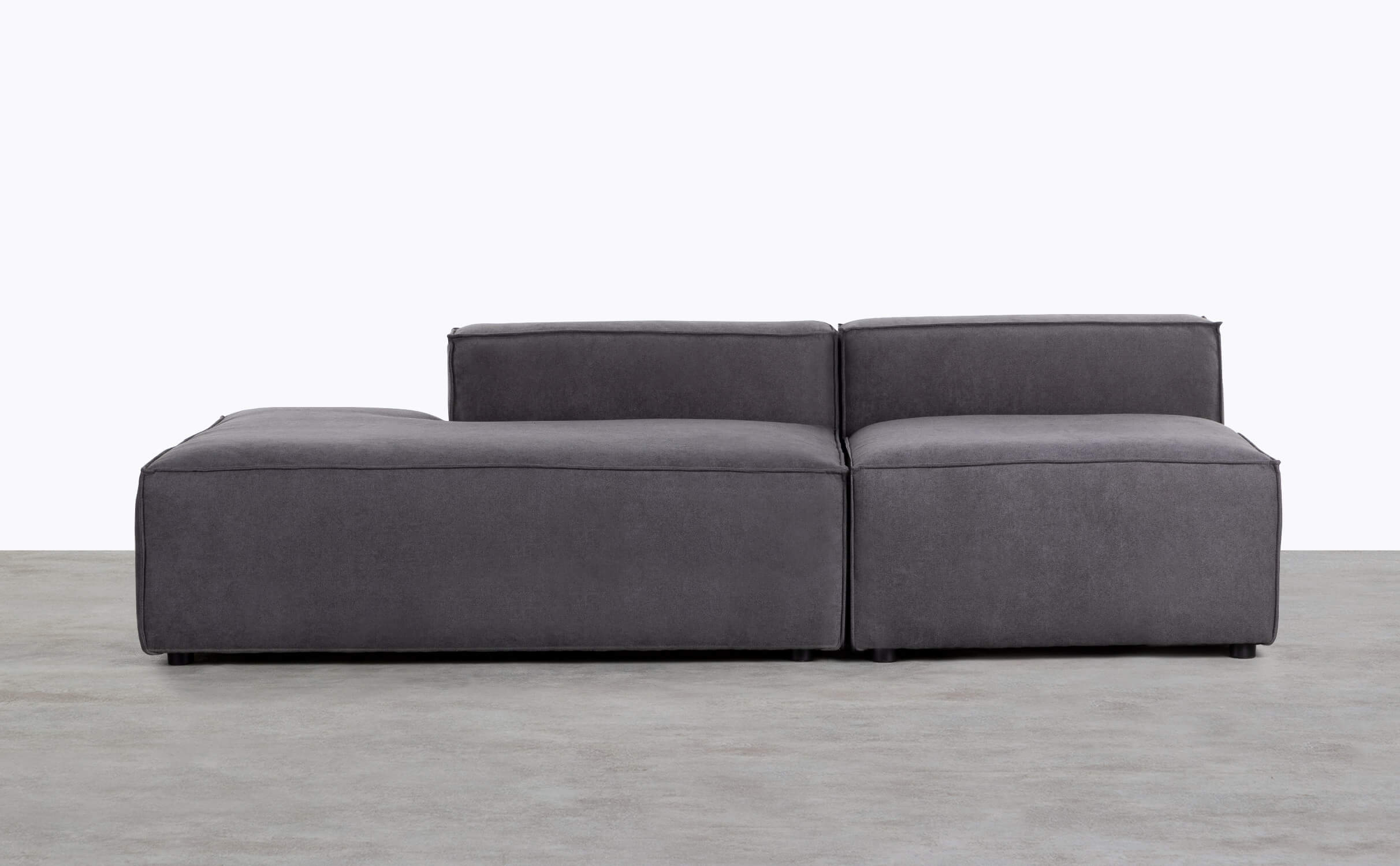 Jordan XL 2-tlg. modulares Sofa, Sessel und Diwan aus Stoff, Galeriebild 1
