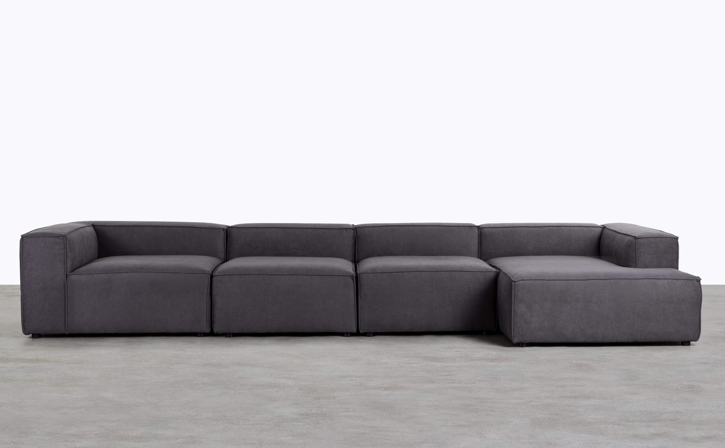 Modular Sofa 4 Stück Stoff Chaise Longue Jordan Xl, Galeriebild 1