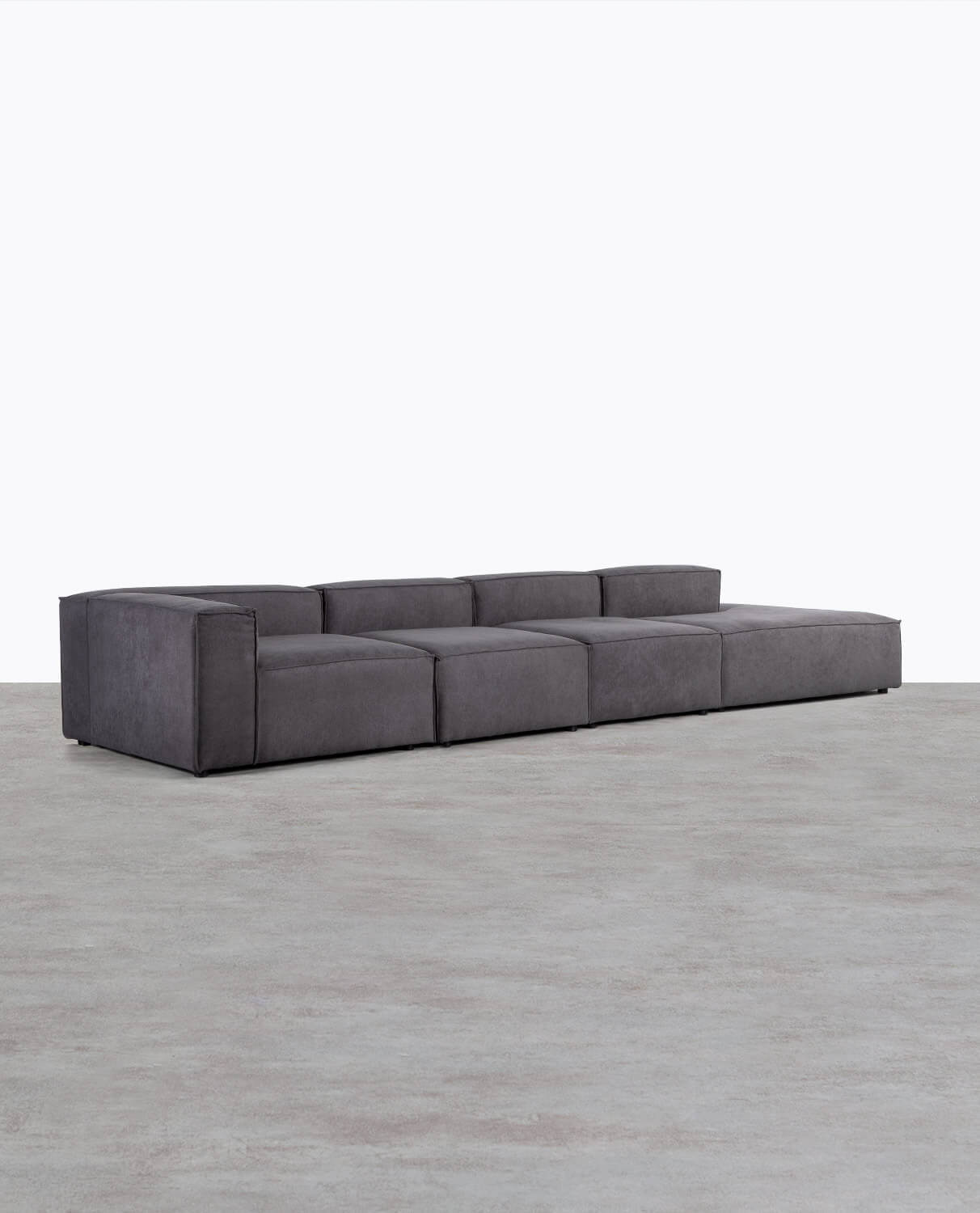 4-teiliges modulares Sofa mit Stoffsofa Divan Jordan Xl, Galeriebild 2