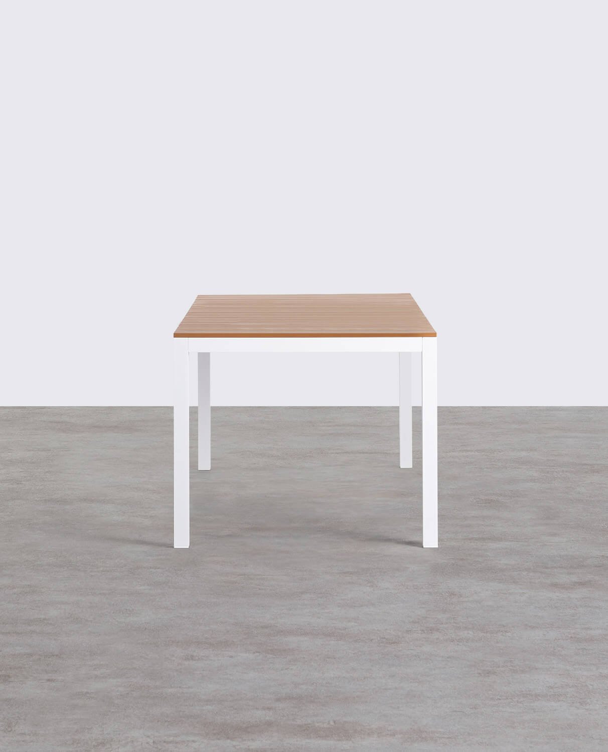 Rechteckiger Aluminium Tisch für draußen (180x90 cm) Korce, Galeriebild 2