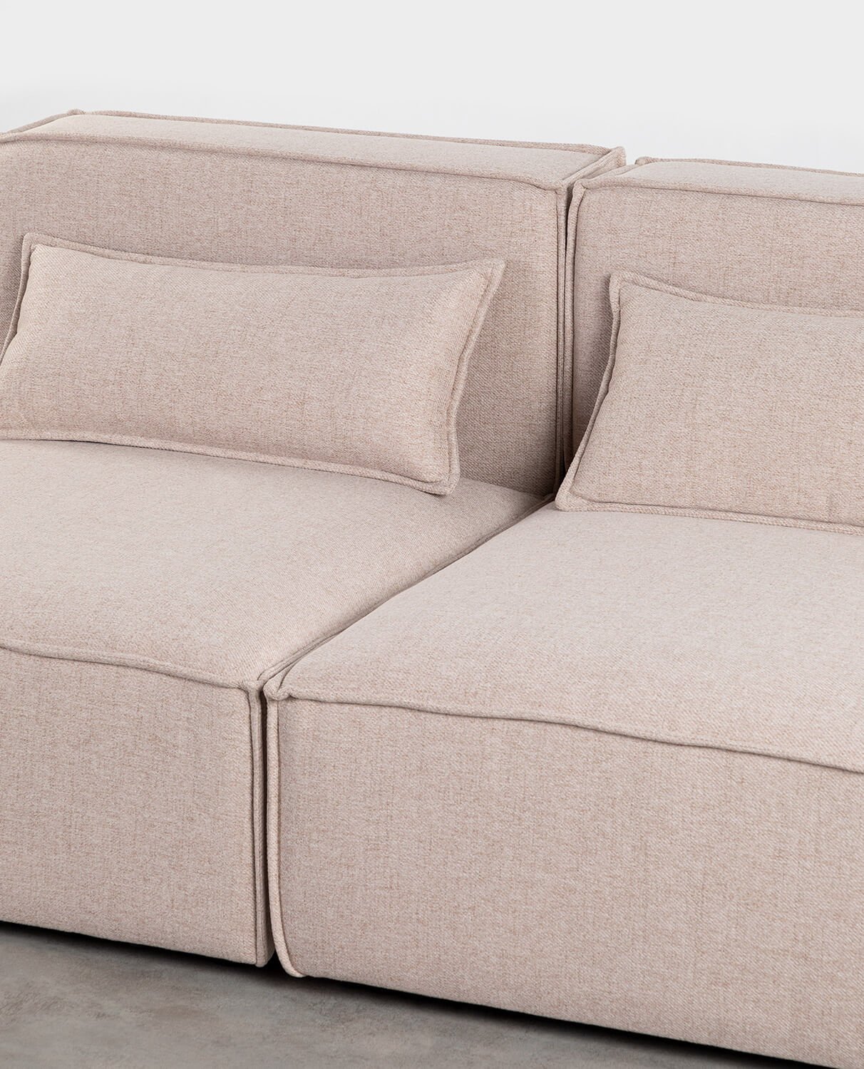 Kilhe 2-teiliges modulares Sofa aus Stoff, Galeriebild 2