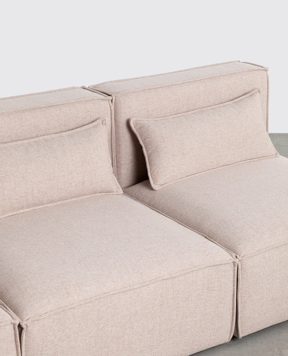 Kilhe 3-teiliges modulares Sofa aus Stoff, Galeriebild 2