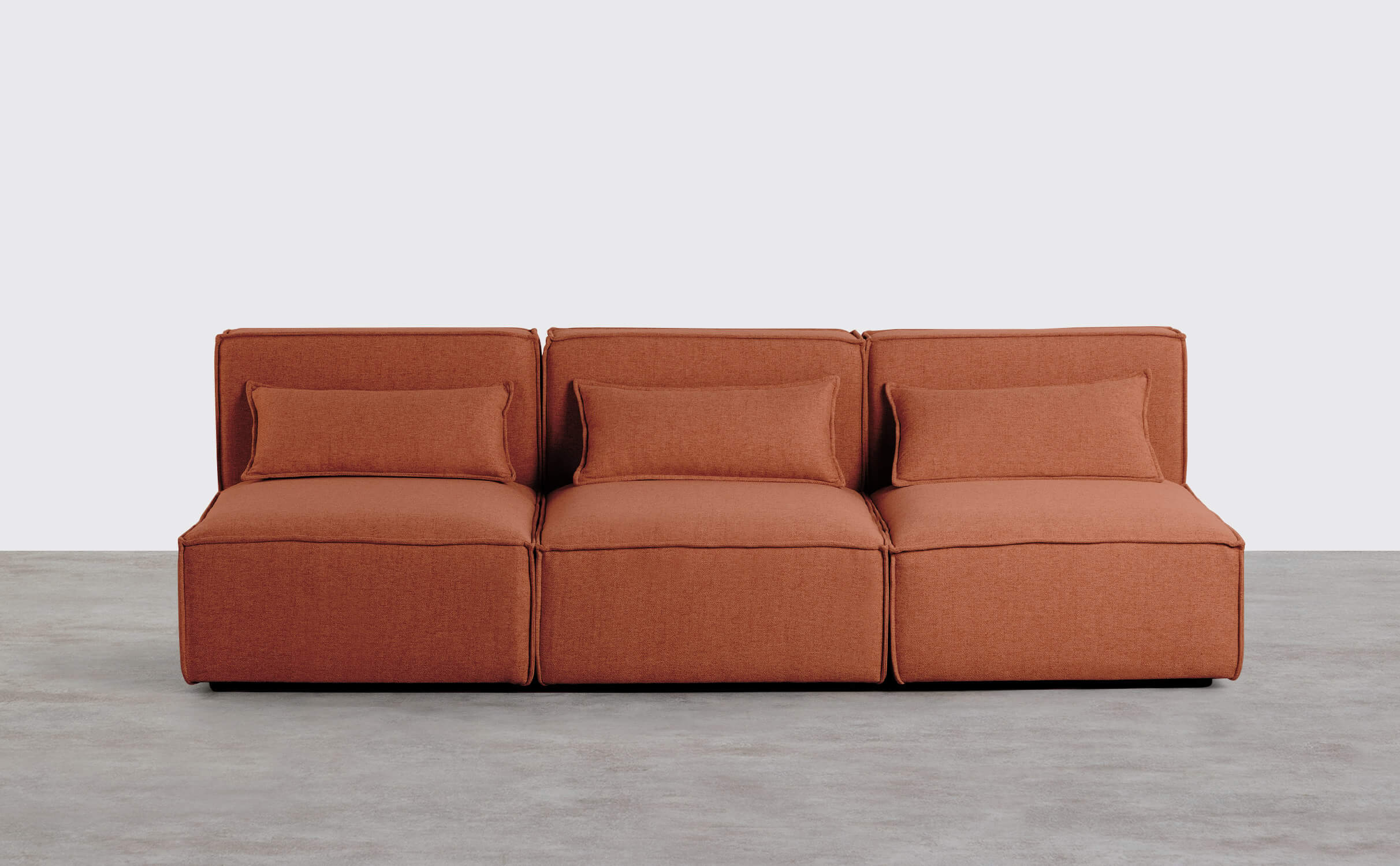 Kilhe 3-teiliges modulares Sofa aus Stoff, Galeriebild 1