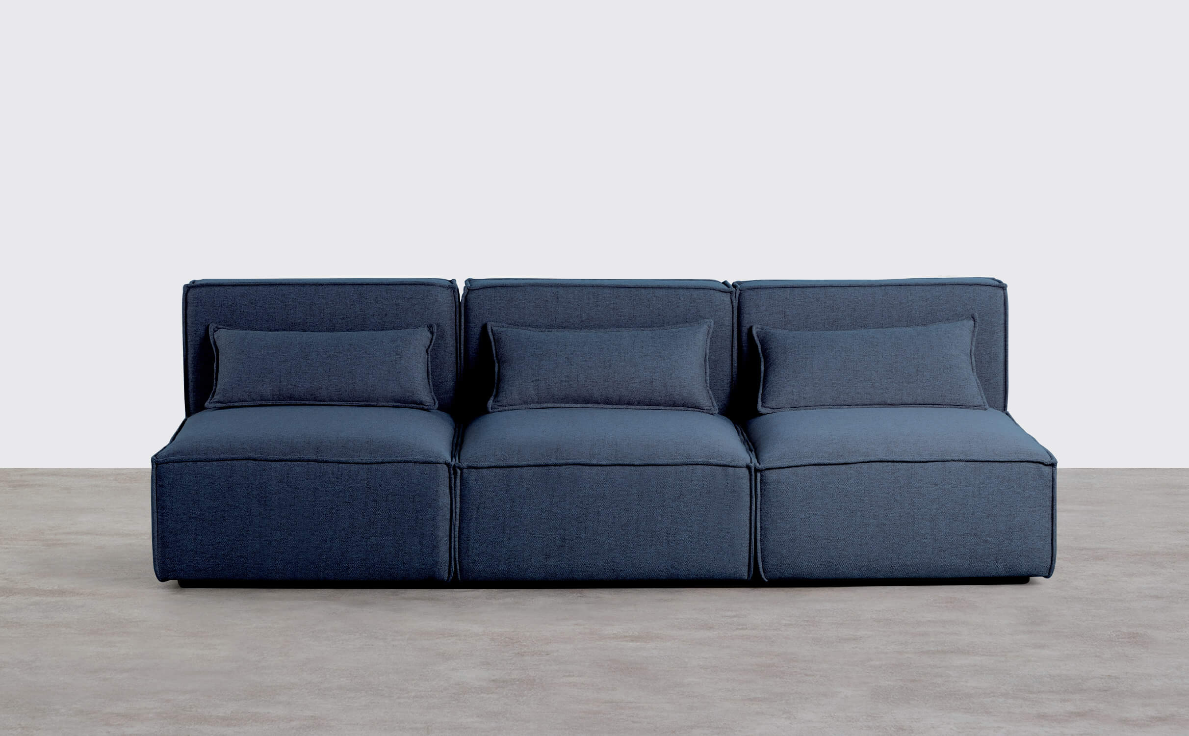 Kilhe 3-teiliges modulares Sofa aus Stoff, Galeriebild 1