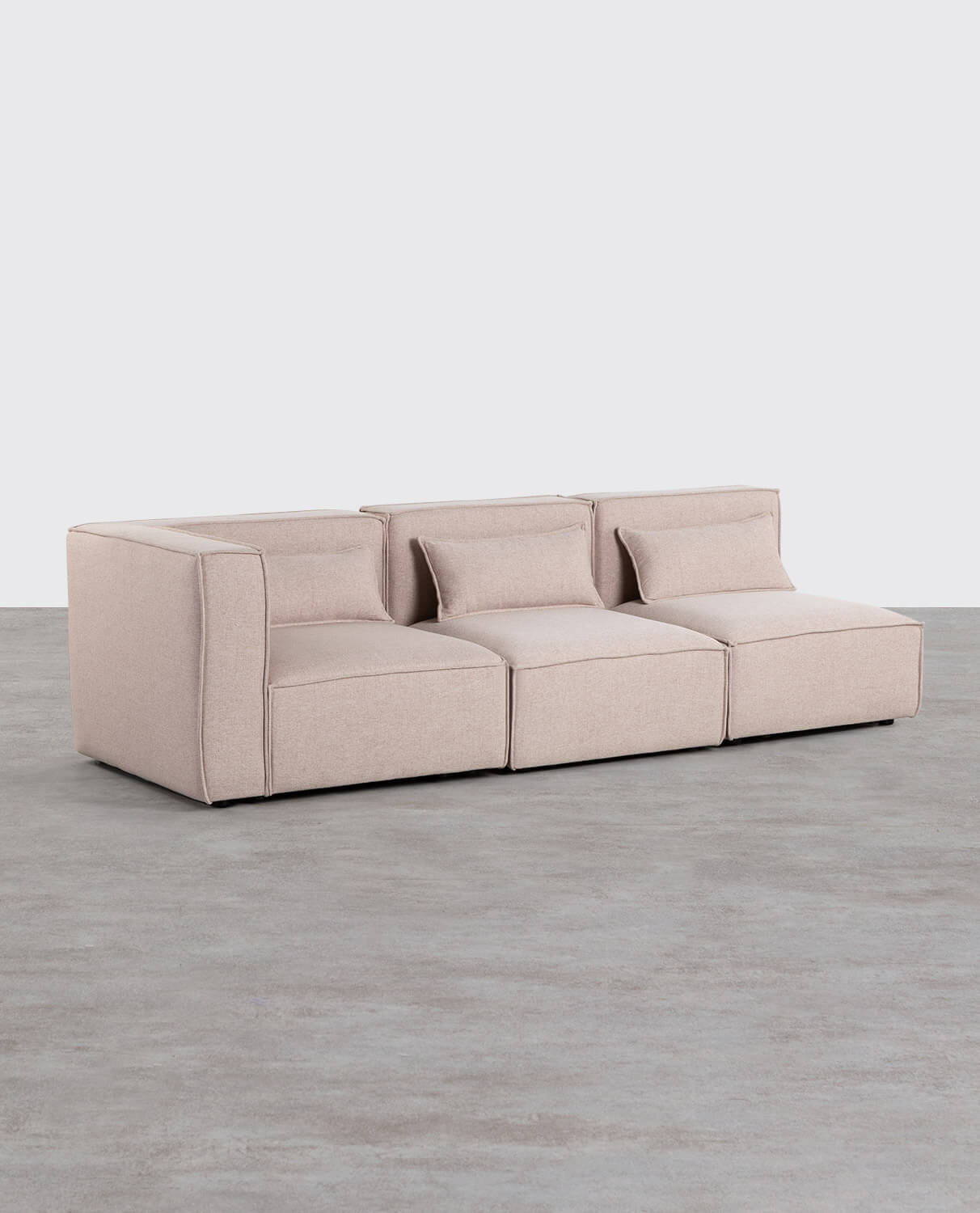 3 Stück Modulares Sofa mit zwei Stoffsesseln Kilhe, Galeriebild 2