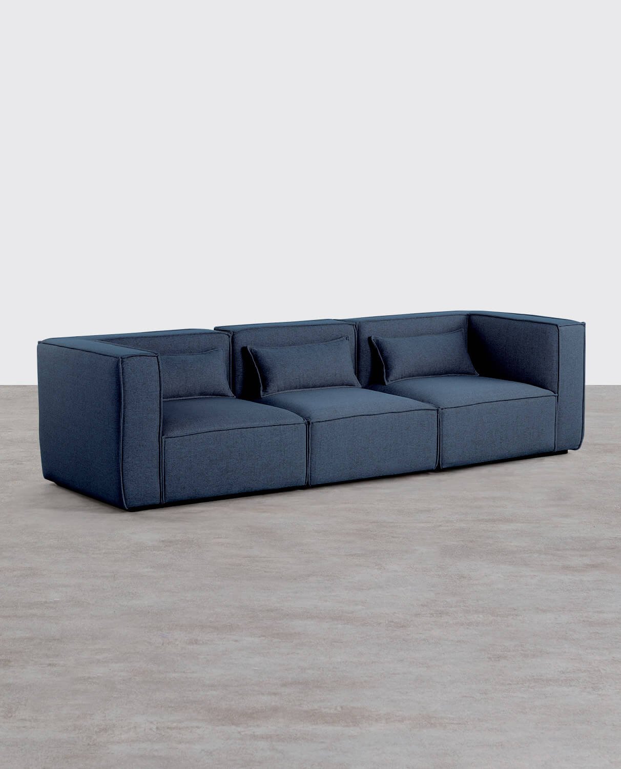 Modulares 3-teiliges Sofa mit 2 Ecksesseln aus Kilhe-Stoff, Galeriebild 2