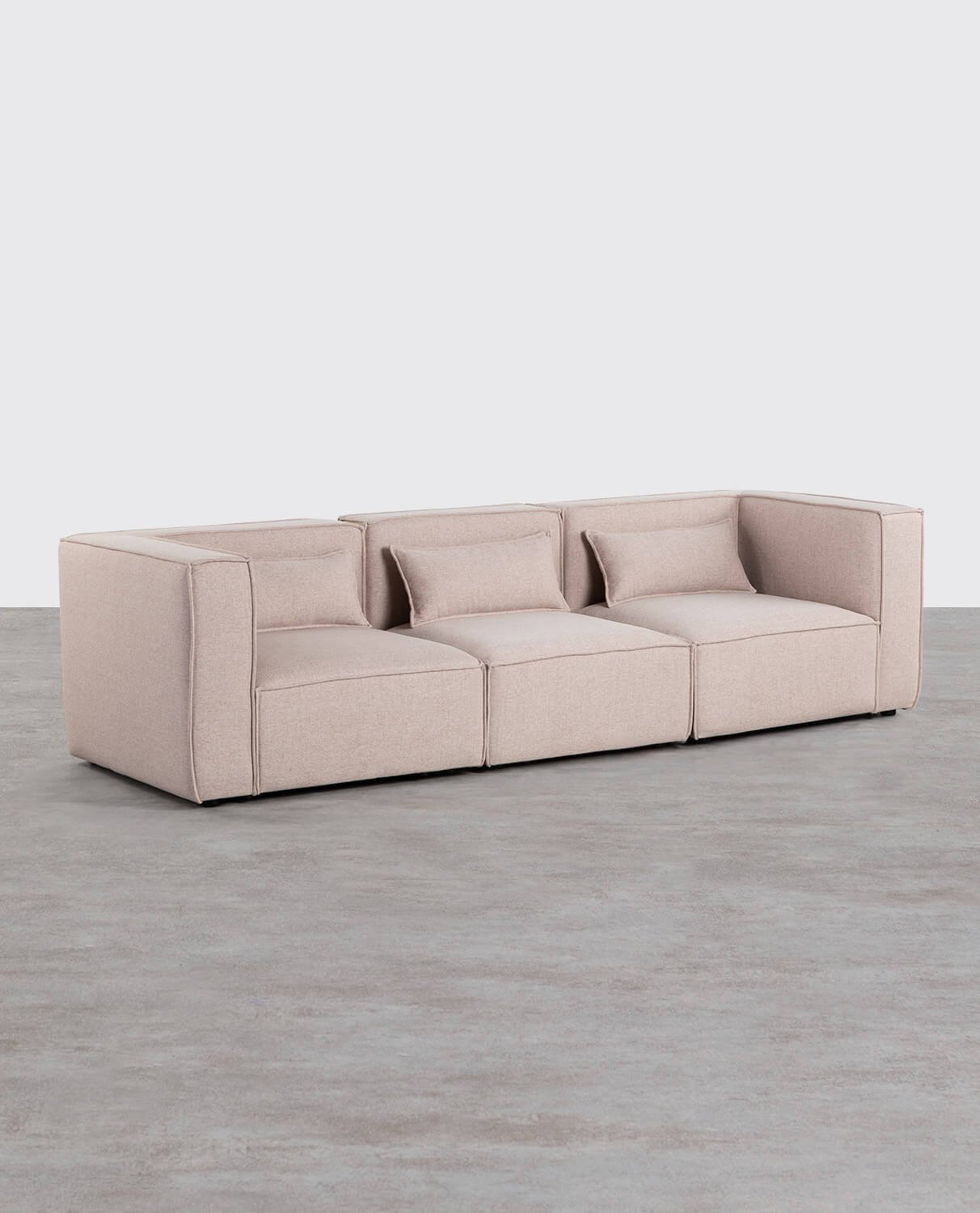 Modulares 3-teiliges Sofa mit 2 Ecksesseln aus Kilhe-Stoff, Galeriebild 2