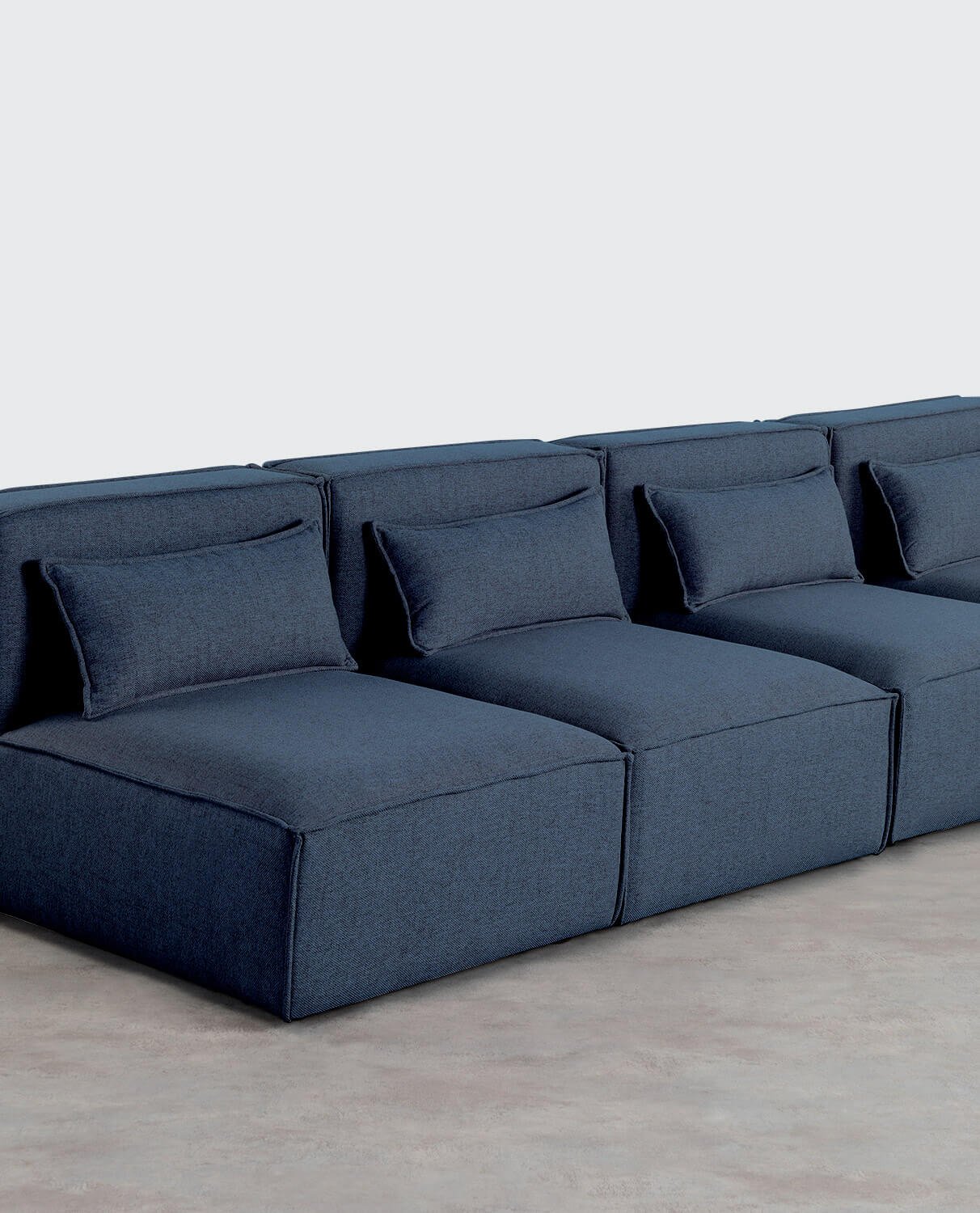 Kilhe 4-teiliges modulares Sofa aus Stoff, Galeriebild 2