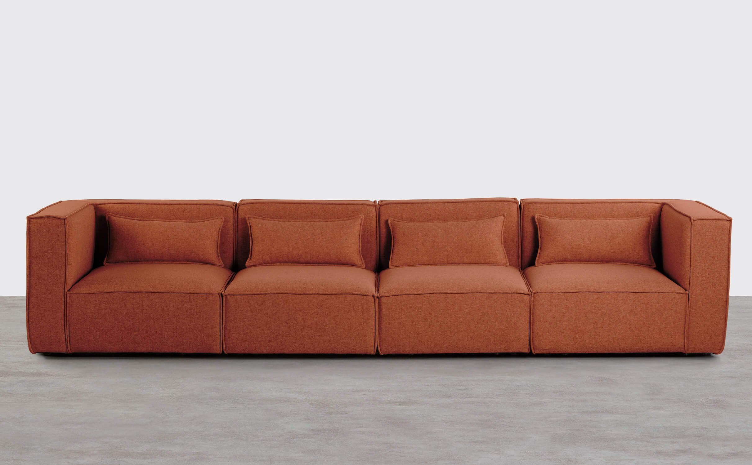 4 Stück Modulares Sofa mit 2 Ecksesseln aus Stoff Kilhe, Galeriebild 1