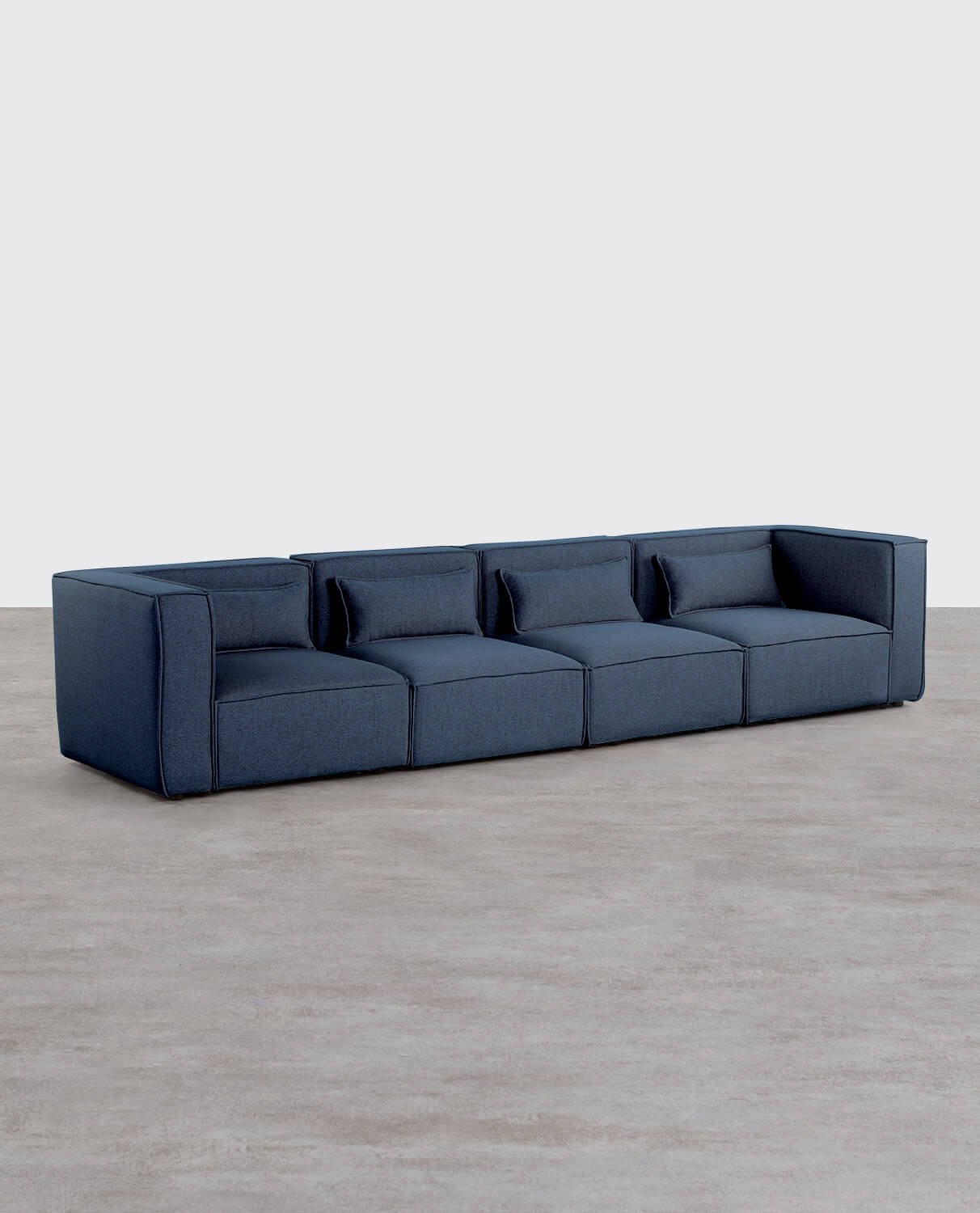 4 Stück Modulares Sofa mit 2 Ecksesseln aus Stoff Kilhe, Galeriebild 2