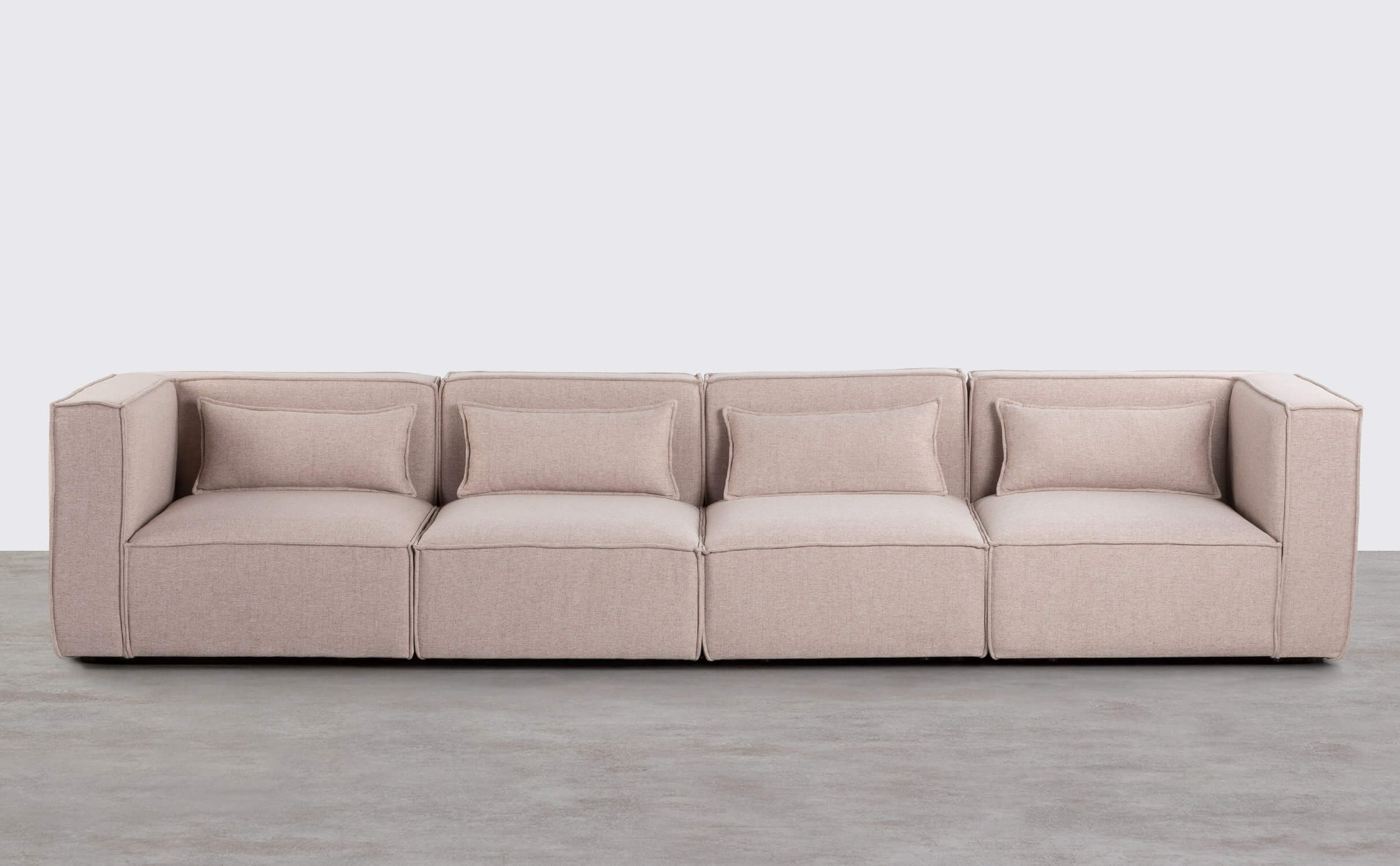 4 Stück Modulares Sofa mit 2 Ecksesseln aus Stoff Kilhe, Galeriebild 1